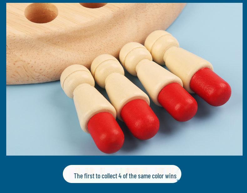 Children's Educational Color Memory Wooden Toy for Early Learning and Intelligence Development