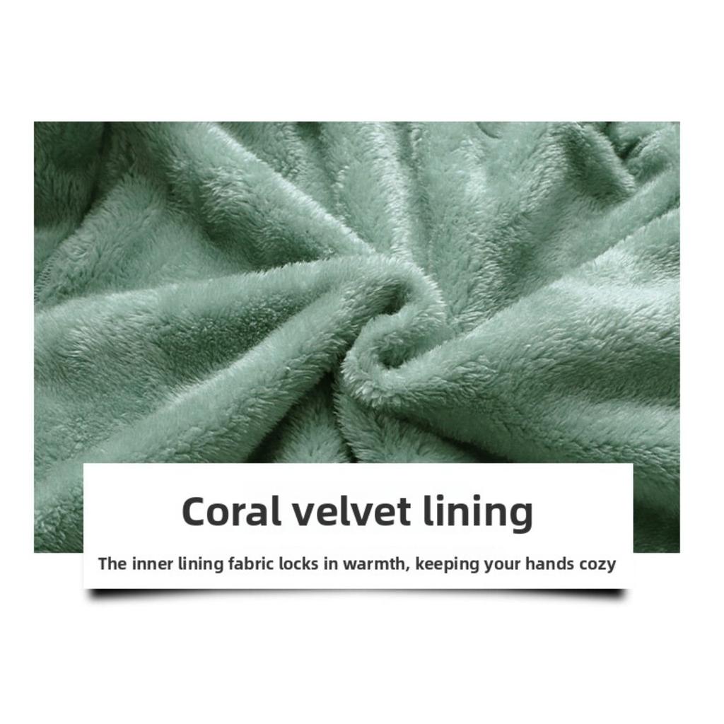 Διπλής όψης τζάκετ από κοραλλιογενές φλις σε στυλ ζευγαριού για άνδρες και γυναίκες, χειμερινό βαμβακερό τζάκετ για ζεστασιά, πανωφόρι για μέσα και έξω, τοπ