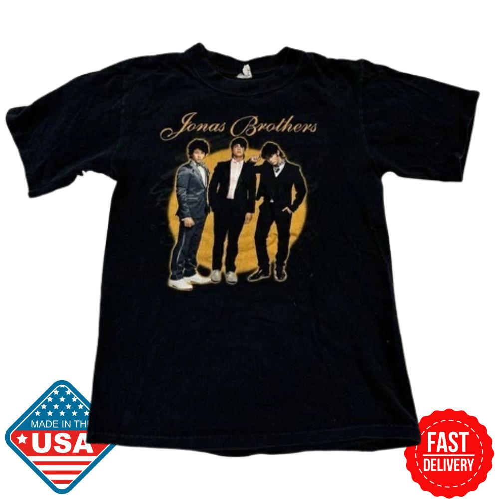 

Jonas Brothers 2008 Tour T Shirt Concert Boy Band Unisex Reprint Size S-5XL SALE Unisex T-Shirt XXXL