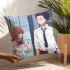 A Silent Voice - Koe No Katachi Pillow Case Linen Cushion Covers For Decorative Sofa Home Pillows Case Car Chair Pillows Cases