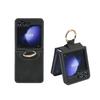Samsung Z Flip 6 Fold & Ring Case: Skin-Feel Protective Cover with Screen Bracket for Cross-Border Use