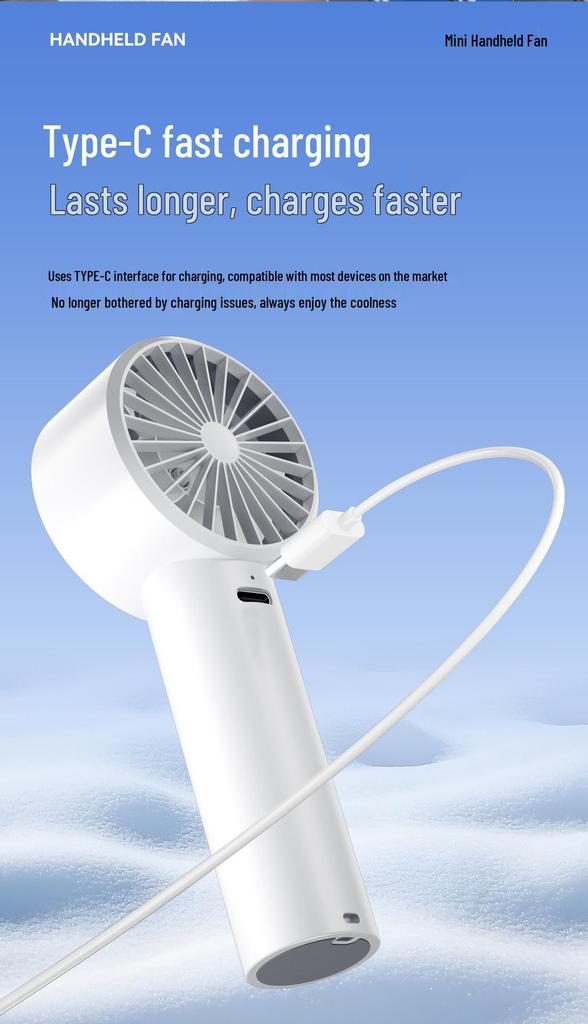 Portable Silent USB Desk Fan for Students
