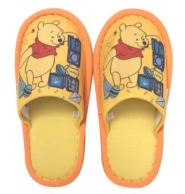 Nippon Slippers Disney Slippers Winnie the Pooh Easy To Care Gift Present Indoors for Guests Room Shoes Portable Slippers Stylish Slippers Indoor