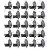 25 Pcs Standing Seam Snow Guards for Metal Roofs, Roof Ice Guard, Stops Roof Snow From Breaking Up Block Stops Breaks for Standing Seam Roofing