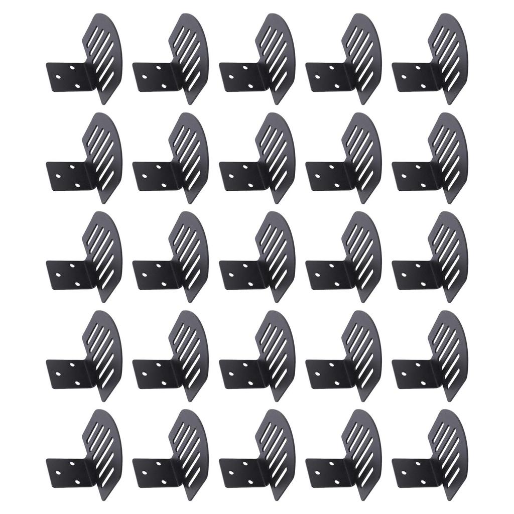 25 Pcs Standing Seam Snow Guards for Metal Roofs, Roof Ice Guard, Stops Roof Snow From Breaking Up Block Stops Breaks for Standing Seam Roofing