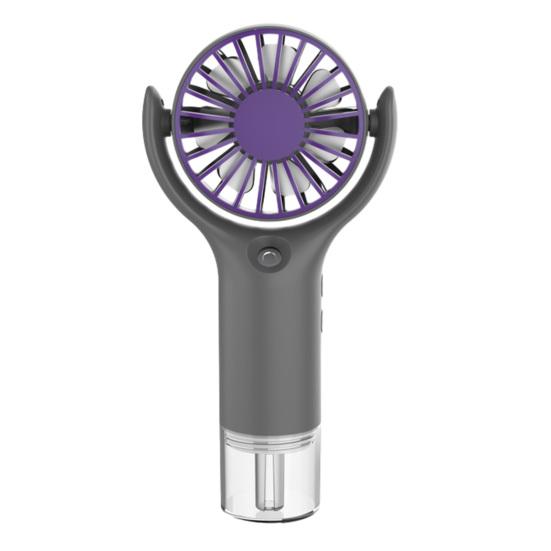 Handheld Misting Fan with USB Charging Portable Wearable Cooling Fan for Students Travel Water Spray Long Battery Life Low Noise