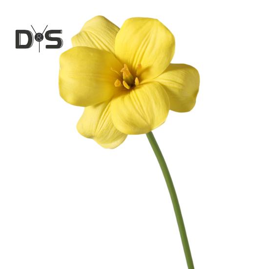 Simulierter Tulpenstrauß Realistische Haptik PU-Blütenblätter Verblassende Vitalität Biegsame Stiele Wartungsfreie Kunsttulpen Heimdeko