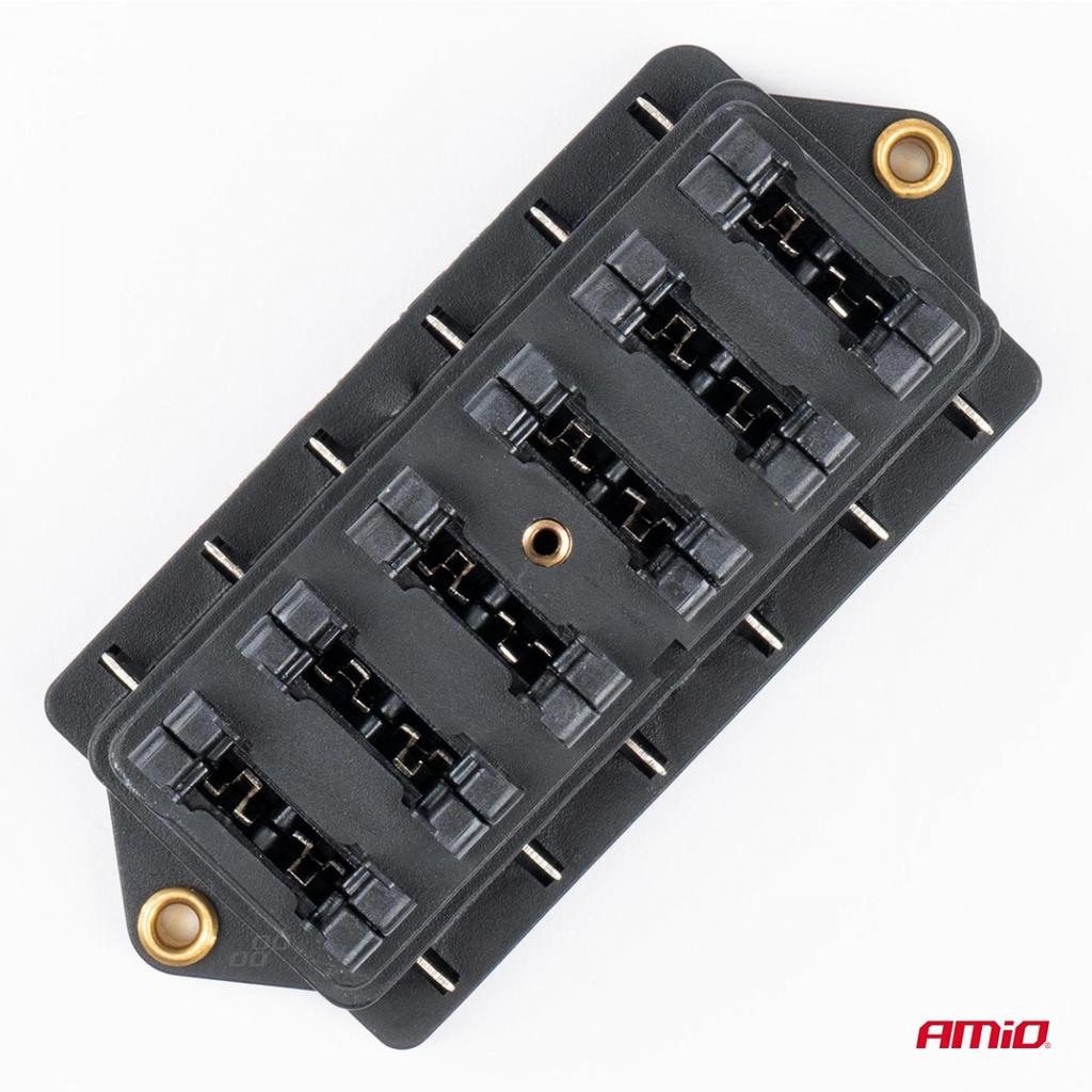 Ceramic fuse box 6 sockets AMIO-3041