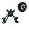 Spare Tire Rack Metal Rear Spare Tyre Bracket Wheel Holder Carrier for 1/10 SCX10 RC4WD D90 Tamiya