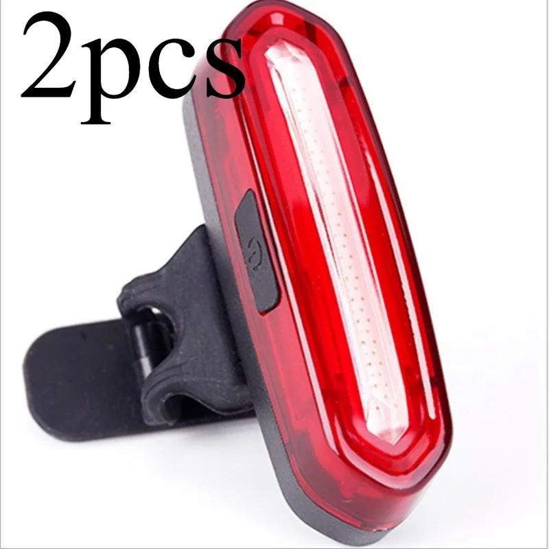 

USB-перезаряжаемый велосипедный фонарик, универсальный велосипедный предупреждающий фонарь, светодиодный горный велосипедный фонарь, красный задний фонарь для велосипеда на открытом воздухе