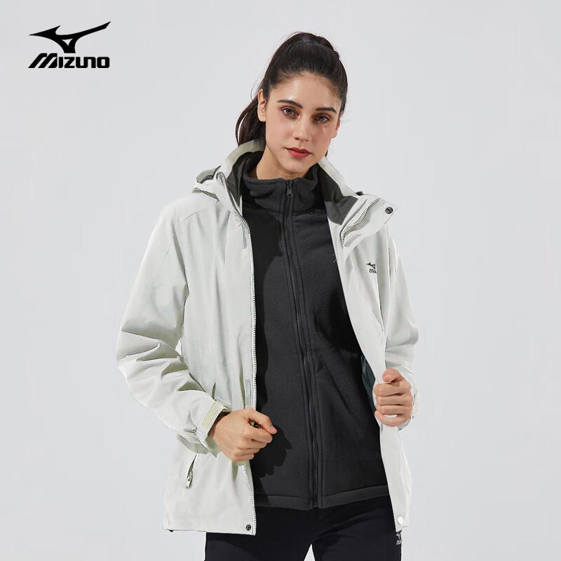 MIZUNO Unisex 3-in-1 Hooded Outdoor Jacket
