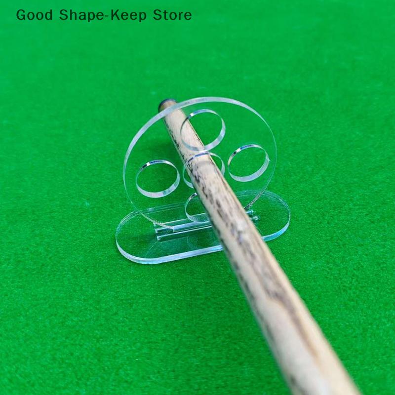1PC Billiard Rod Trainer Billiard Stroke Exerciser Transparent 1/5 Holes Pool Cue Stroke Training Device Billiards Accessories