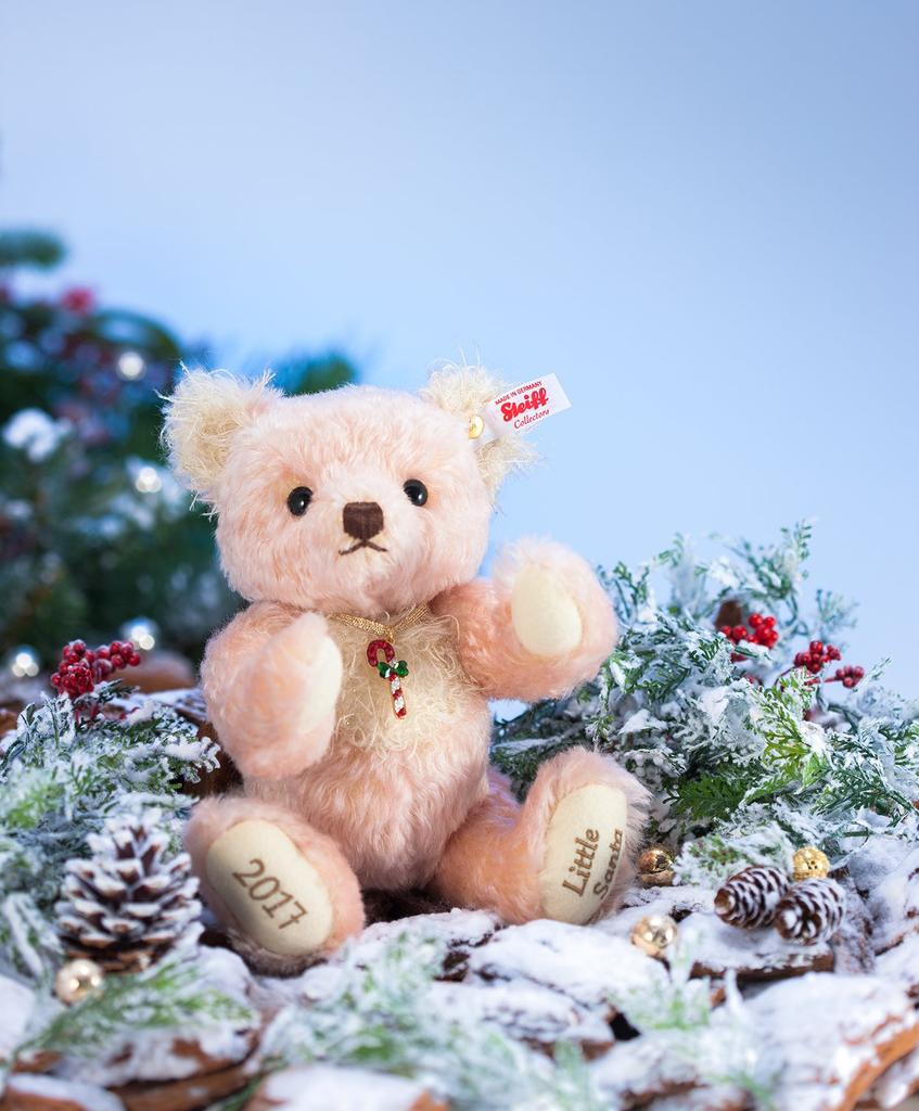 Steiff Teddy Bear Little Santa 2017 678431 Limited To 1500 In Japan