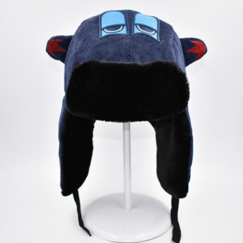 Chapeau Thunderbolt Femme Mignon Coton Homme Hiver Épaissi Chaud Protection Oreilles Automne Jeunesse Chapeau Locomotive
