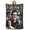 Pedro Pascal Knuffel Deken Jongen Meisje in Roze Flanellen Plaid Voor Woonkamer Super Zacht Aangepaste Kwaliteit Dekbed Cadeau Idee