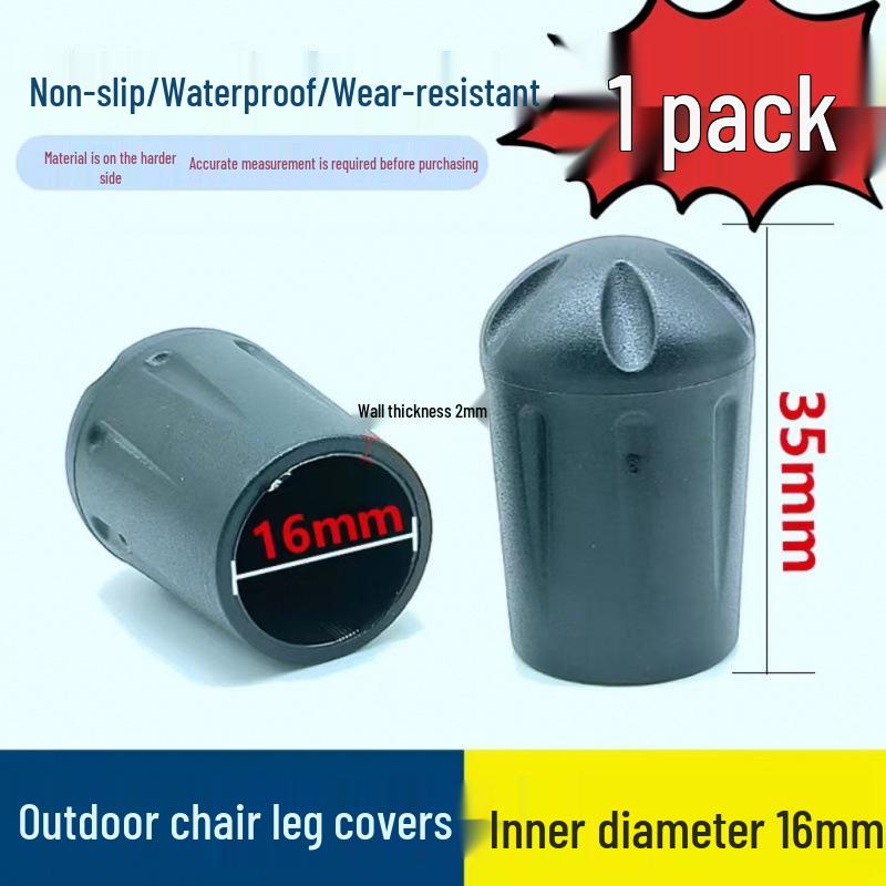 Non-Slip Outdoor Chair and Table Leg Covers – Anti-Sink, Wear-Resistant End Caps for Folding and Moon Chairs