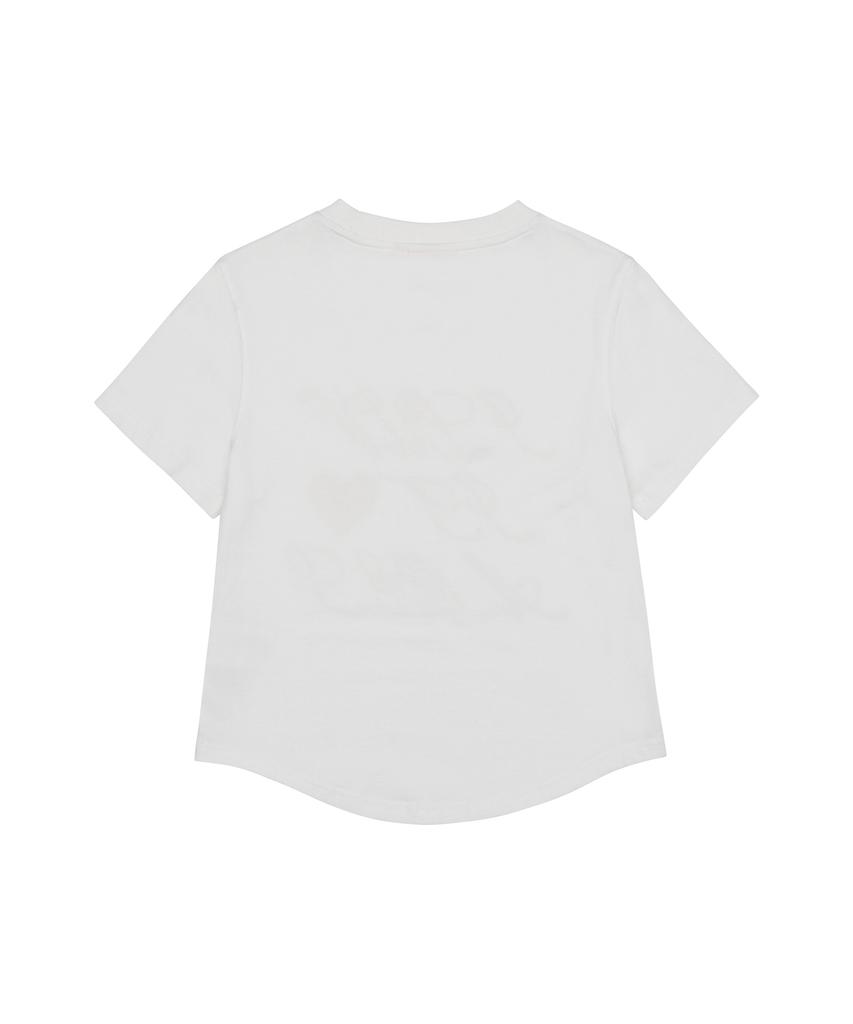 AMES-WORLDWIDE Ames Hotfix Crop Tee White