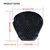 Universal Gel Motorcycle Seat Cushion with 3D Format Honeycomb Cushion with Motorcycle Seat Cover for Long-lasting Comfort.