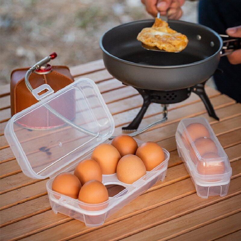 Outdoor Stoßfeste Eierbox Aufbewahrungsbox, Tragbarer Camping Bruchfester Eierkarton, Heim Kunststoffschutzbox, Reisebruchfest