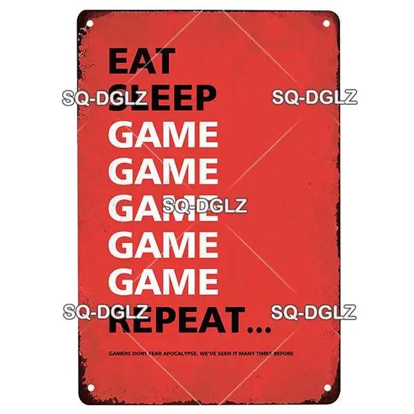 Plaque De jeu en métal Vintage, décoration De Bar, décor De Pub, Placas décoratifs en métal, affiche en métal, signe en étain