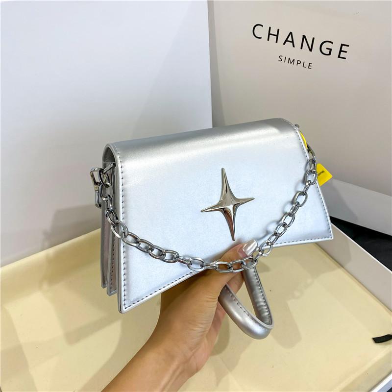 Niche underarm bag women's new shoulder bag Korean version fashionable and simple foreign style chain messenger bag women