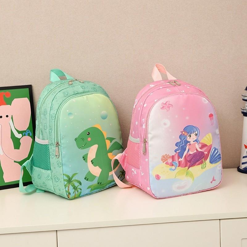 Cute Fashionable Dinosaur School Bag For Boys And Girls With Breathable Air Cushion Straps