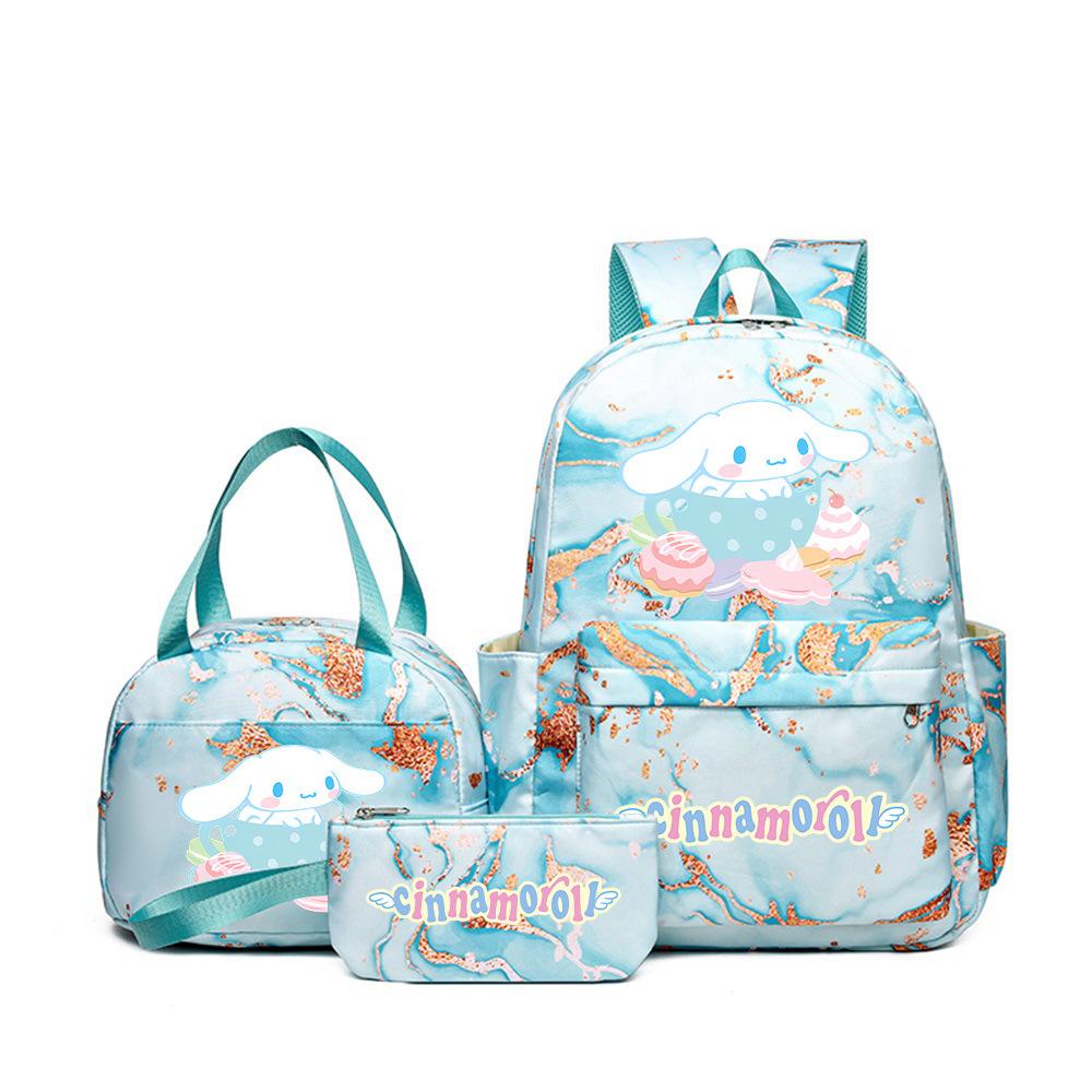 Student Schoolbag Large-Capacity Printing Junior High School College Student Casual Simple Backpack