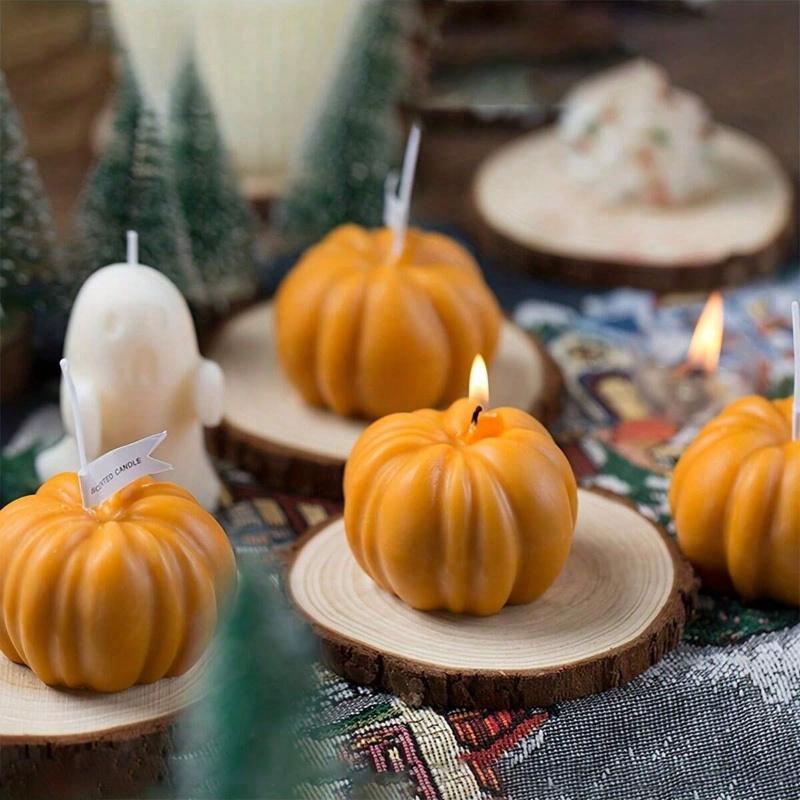 Stampo in Silicone di Zucca di Halloween per Realizzazione Candele, Stampo Frutta Dachshund per Aromaterapia, Stampo per Sapone in Gesso, Articoli di Halloween