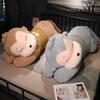 80CM Cute Sleeping Sweater Monkey Plush Toy Soft Plush Filling Soft Home Pillow Sleep Soothing Doll
