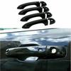 Black Exterior Door Handle Cover Trim Decor For Jeep Cherokee 2014+/Compass 17+