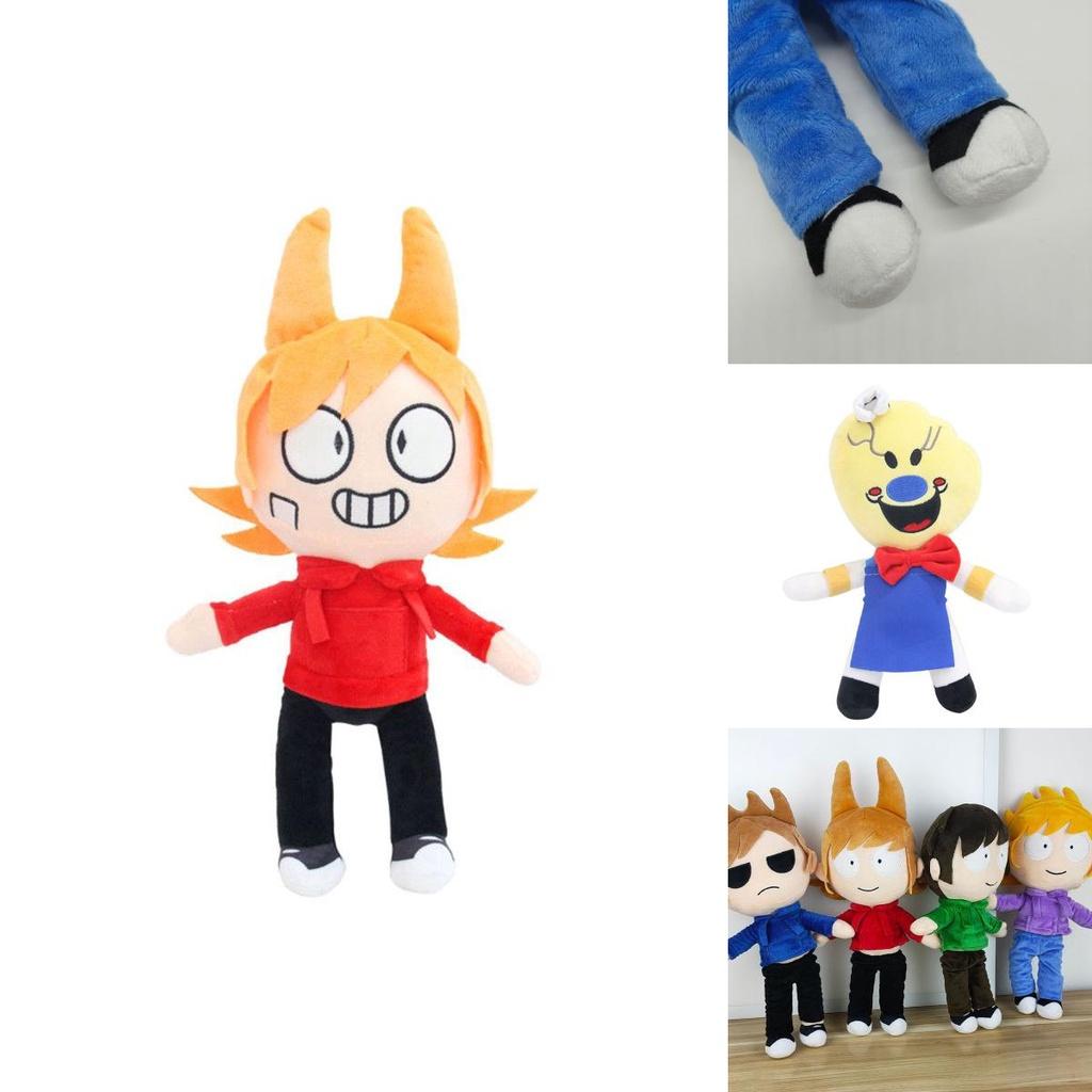 Peluche Anime Tom Eddsworld Tord Super Morbido e Adorabile Esclusiva Youtube Bambola Cartone Animato