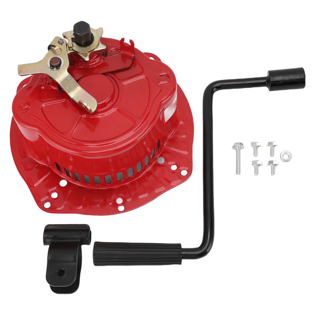 Hand Crank Starter Replacement for 170F 173F 178F 186F 188F 192F 195F Starter Assembly for Vertical Air Cooled Engine