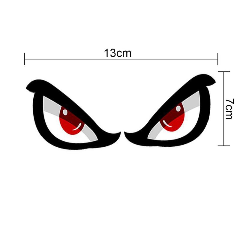 Car Reflective Stickers Simulation Shark Eye Sticker Peeking Sticker Self-Adhesive Waterproof Car Decals for Window Motorcycle