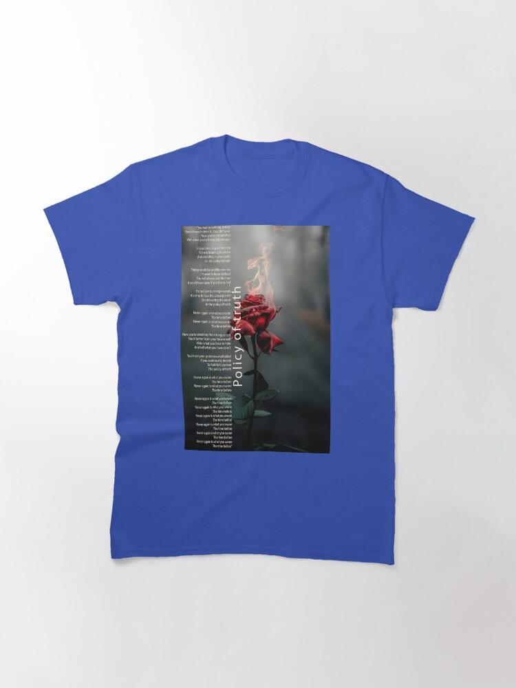 Policy of truth Depeche Mode album Violator Red rose Classic T-Shirt