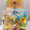 11pcs/lot Cartoon Capybara Eraser Cute Writing Drawing Pencil Erasers Stationery For Kids Gifts School Supplies Blinds Box