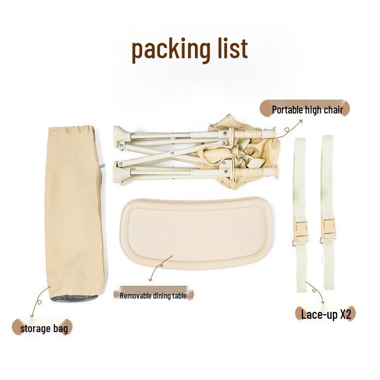 Konwertowalne krzesełko dla dziecka - Składane siedzisko dla niemowlaka i krzesełko piknikowe dla malucha