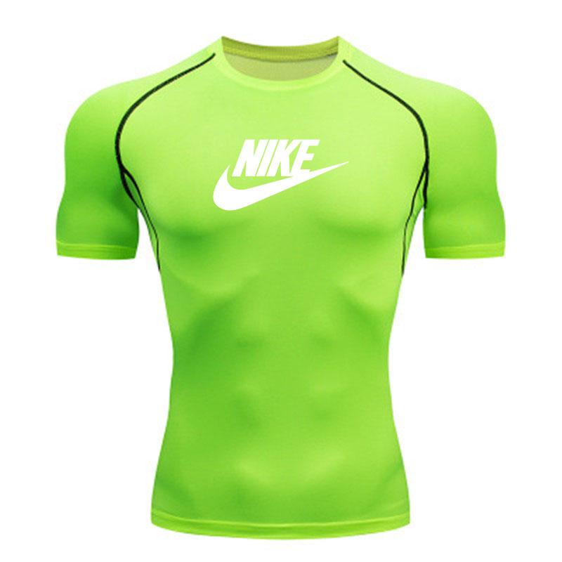 Men's Quick Dry Compression Athletic T-shirt Breathable Stre