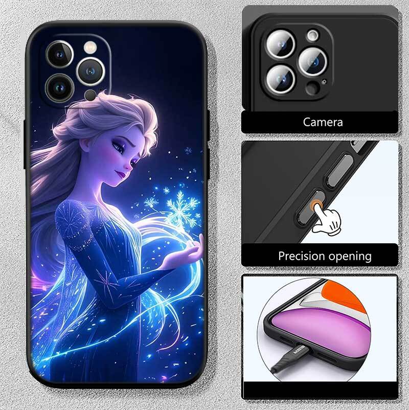 Frozen Olaf Elsa Anna Shockproof Phone Case for iPhone 6 6s 7 8 11 12 13 14 15 16 17 16E XS Pro Max XR X SE Air