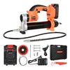 VEVOR Cordless Grease Gun, 8000 PSI Max Pressure, 20V Electric Grease Gun with 2.0 Ah Battery & LED Light, 30-inch Long Hose & Carrying Case