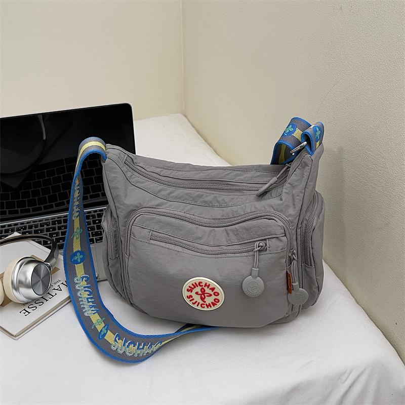 Multi-pocket Messenger Bags for Women Fashion Nylon Shoulder Bag Ladies Large Handbags Female Travel Shopping Tote Purse