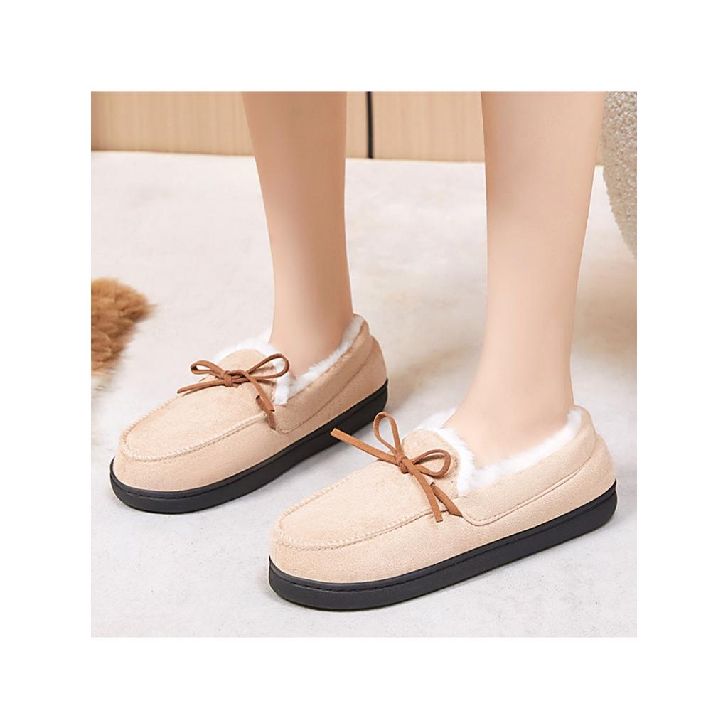 Women's Winter New Shoes with Plush and Thick Cotton Boots, Wearing Snow Boots for Warmth, Slippers, and Home Short Boots