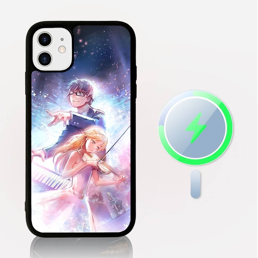 Your Lie In April For Magsafe Phone Case For IPhone 17 Air 16 15 14 13 12 11 Pro Max Plus Shockproof Cover
