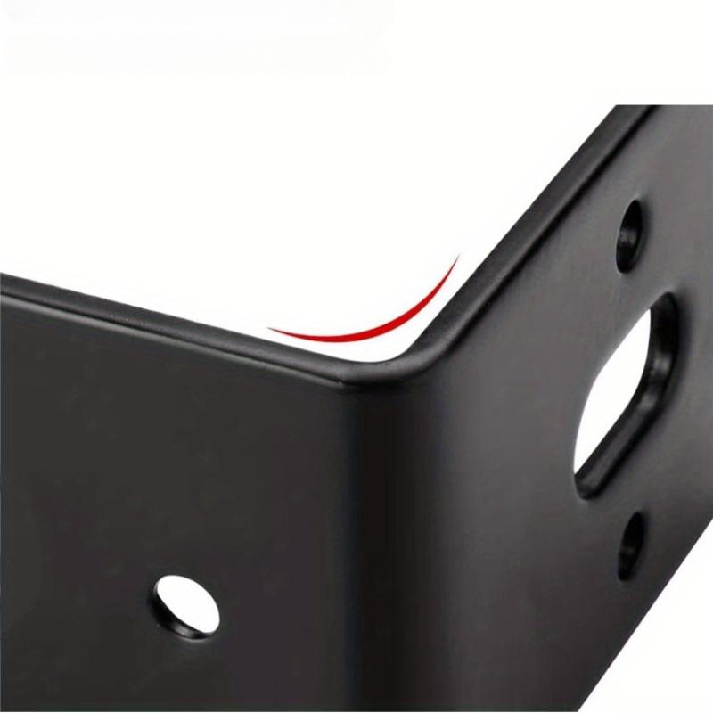 2pcs Thickening Right Angle Brackets 90 Degree L Shape Corner Brackets Heavy Duty Wide Metal Corner Braces Shelf