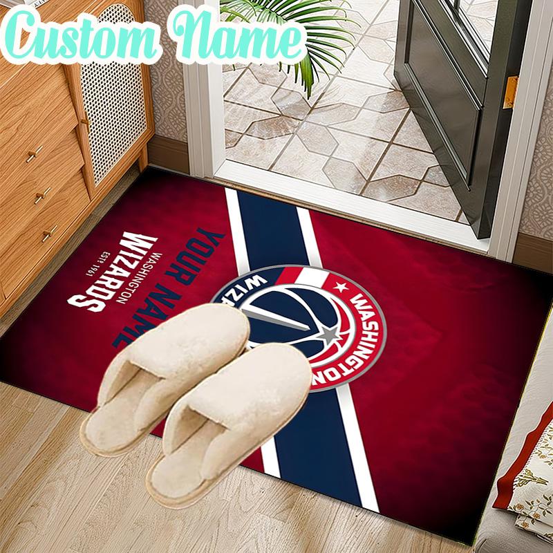Custom Name Washington basketball Logo Rug Office Rug Chair Mat Non Slip Carpet Rugs for Bedrooms Dining Room Living Room Home Decor gifts