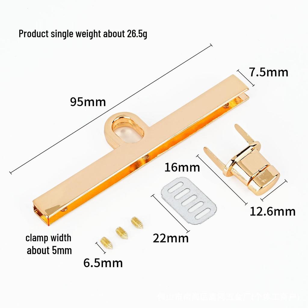 Zinc Alloy Twist Lock for Handbags & Luggage