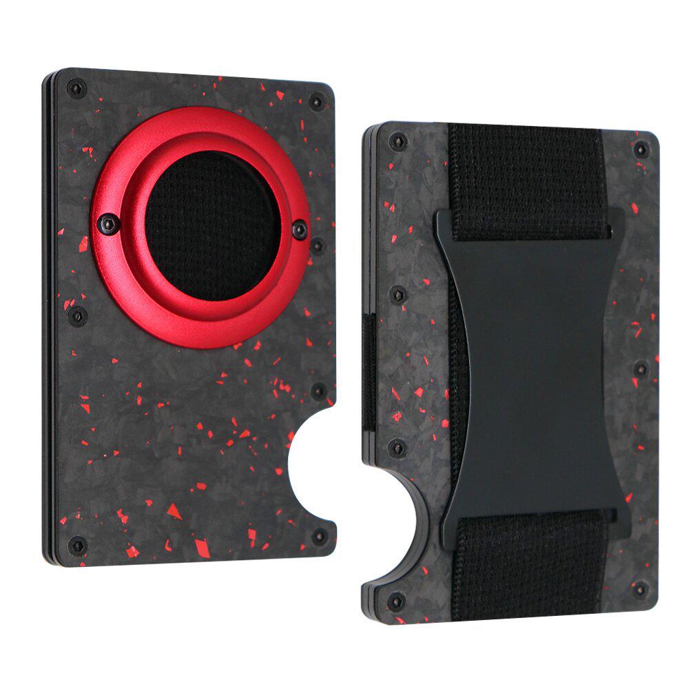 Forged Carbon Fiber RFID Blocking Metal Card Holder