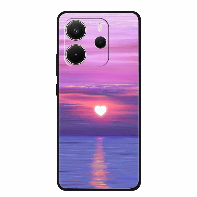 Für Xiaomi Redmi Note 14 4G Global Hülle Luxus TPU Weiches Silikon Cover Handyhüllen für 24117RN76G Schutz Neu Bumper Funda