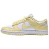 Dunk Low NN Lace Comfortable Fit Low Top Skate Shoes Women Sneaker White Yellow IX5021171