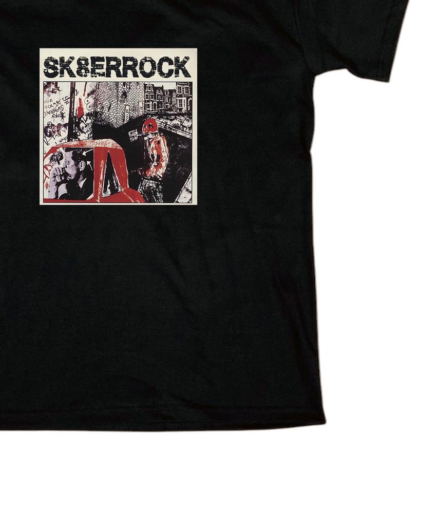 SK8ER ROCK Dirty Graffiti T-Shirt ((Black))