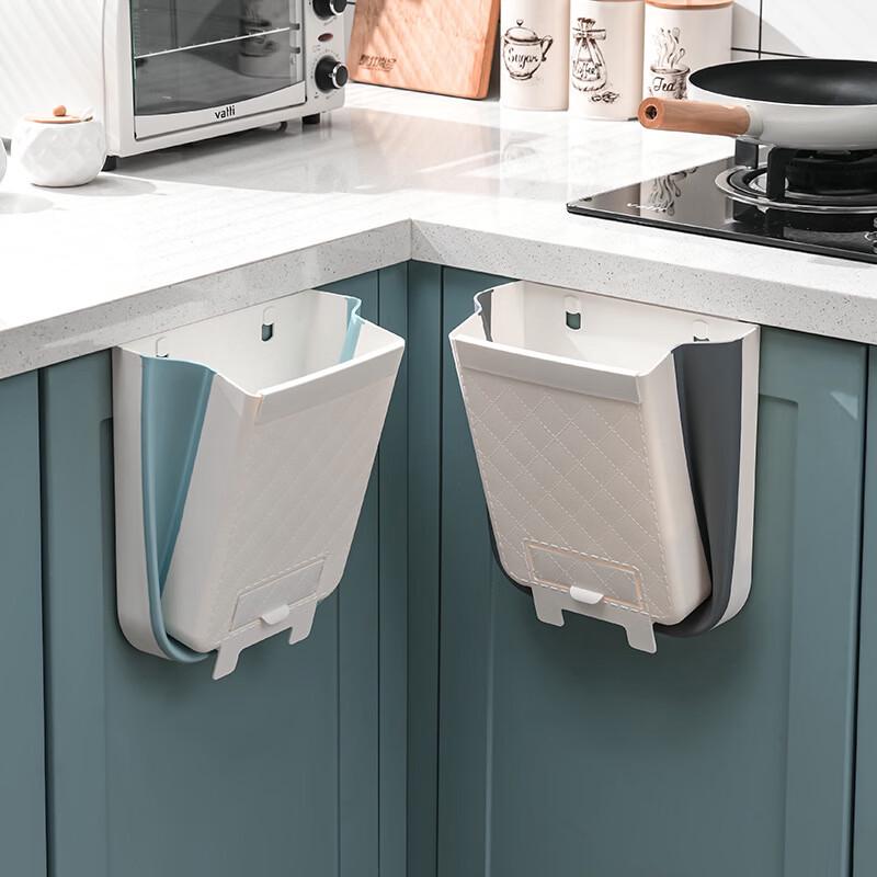 Zhi Shi Foldable Wall-Mounted Kitchen Trash Can
